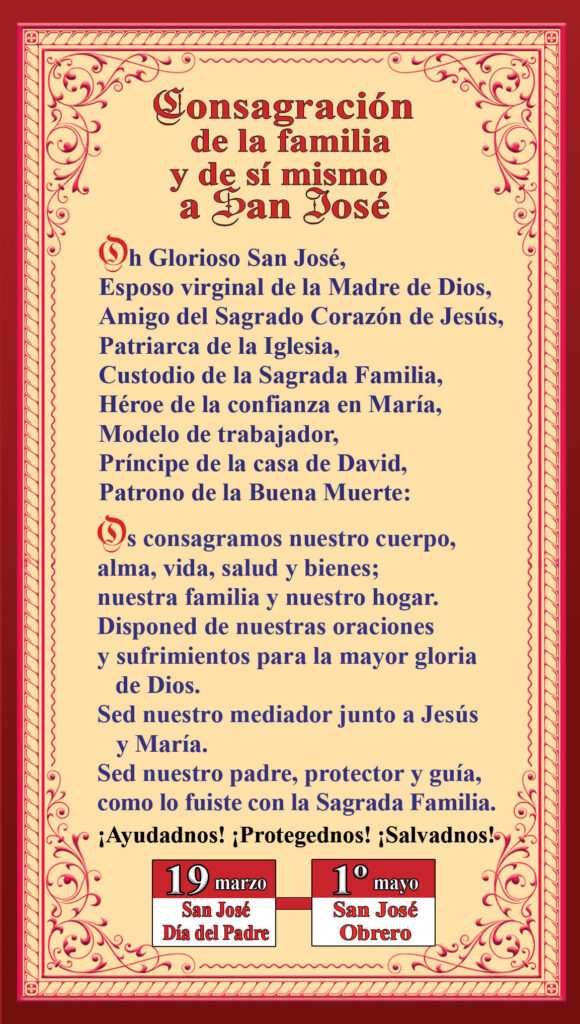 Consagración a San José