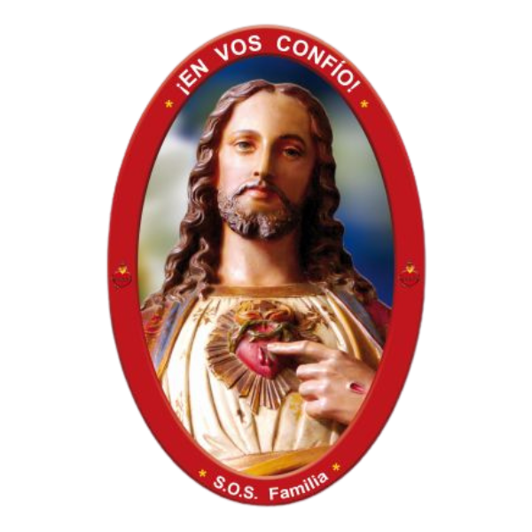 Adhesivo del Sagrado Corazón de Jesús